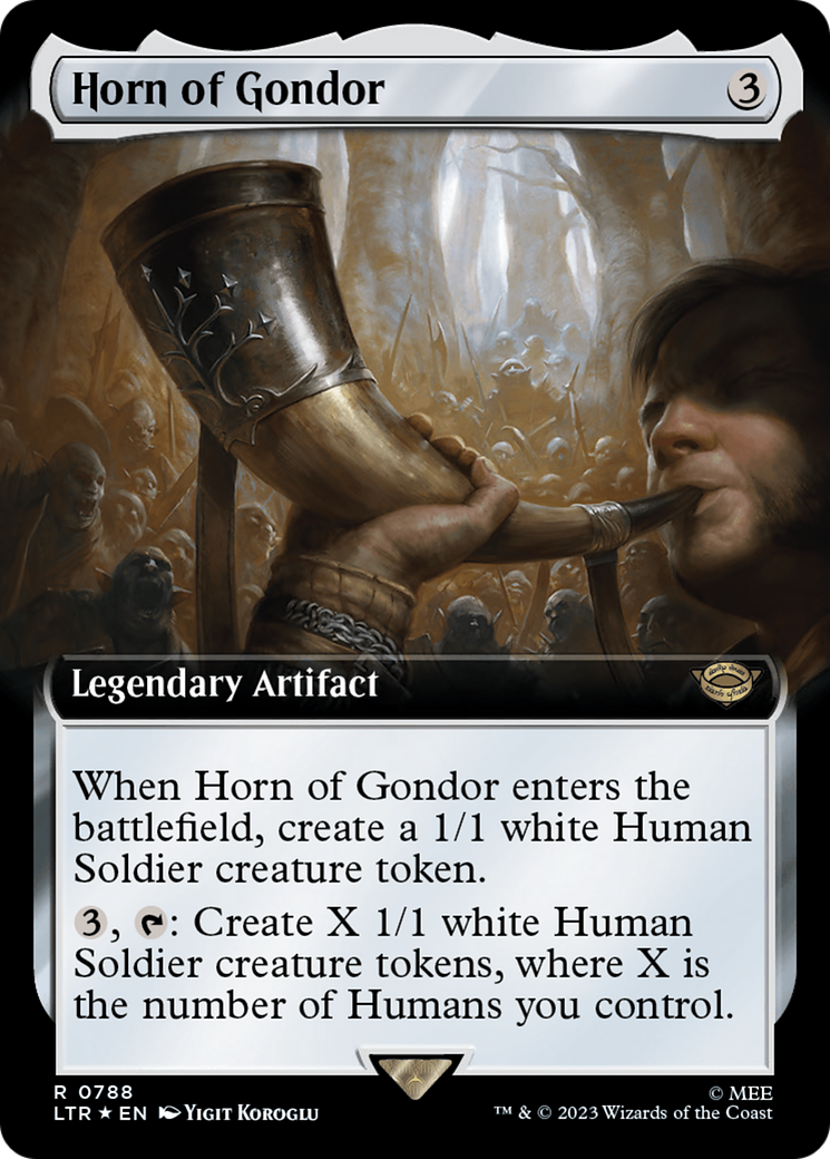 Horn of Gondor (Extended Art) (Surge Foil) [The Lord of the Rings: Tales of Middle-Earth] | Empire Gaming NC