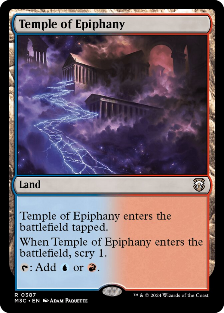 Temple of Epiphany [Modern Horizons 3 Commander] | Empire Gaming NC