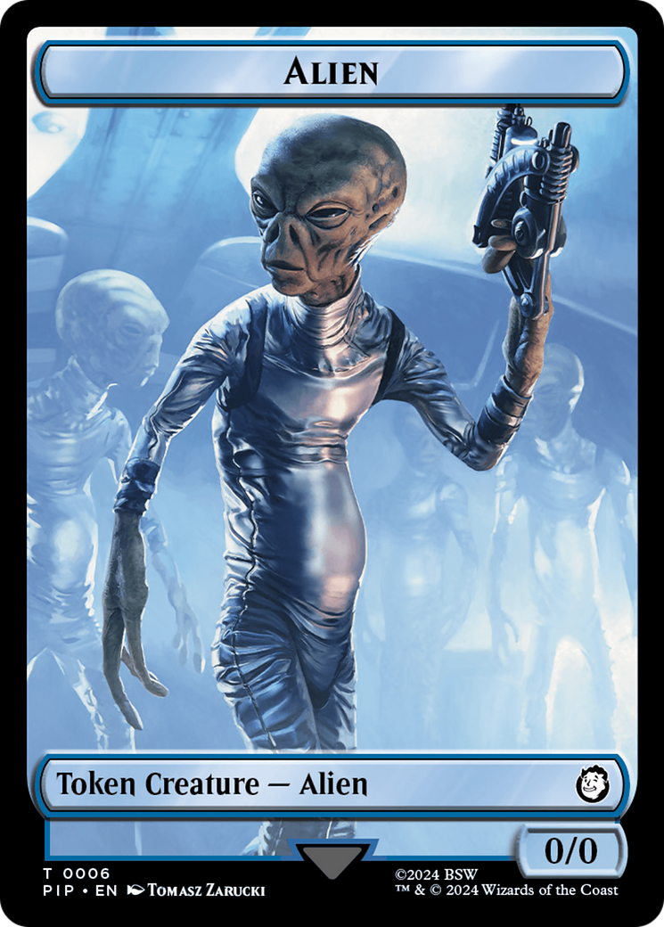 Food (0014) // Alien Double-Sided Token [Fallout Tokens] | Empire Gaming NC