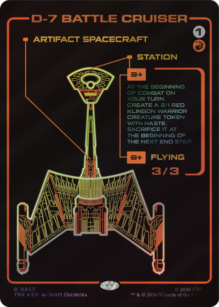 D-7 Battle Cruiser (Showcase) [Star Trek] | Empire Gaming NC