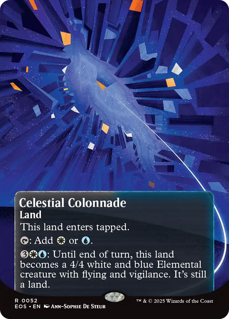 Celestial Colonnade (0052) (Borderless) [Edge of Eternities: Stellar Sights] | Empire Gaming NC