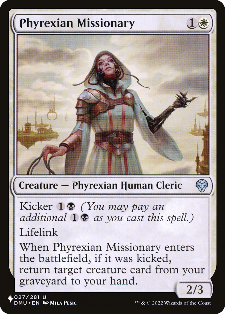 Phyrexian Missionary [The List Reprints] | Empire Gaming NC