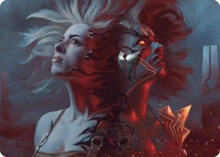 Thrill of Possibility Art Card [Phyrexia: All Will Be One Art Series] | Empire Gaming NC