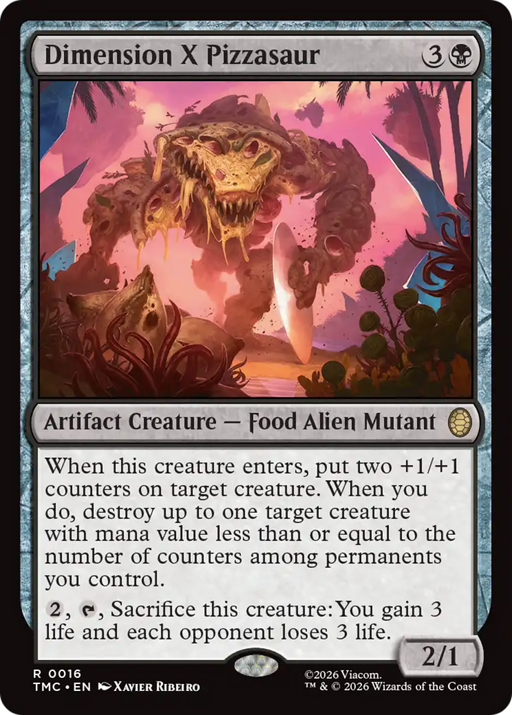 Dimension X Pizzasaur [Teenage Mutant Ninja Turtles Commander] | Empire Gaming NC