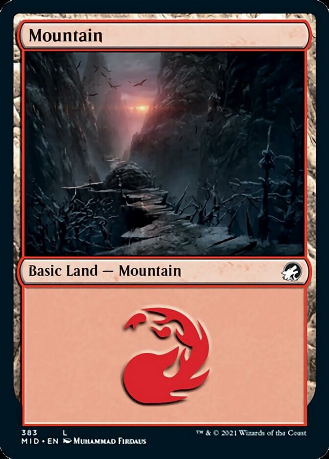 Mountain (383) [Innistrad: Midnight Hunt] | Empire Gaming NC