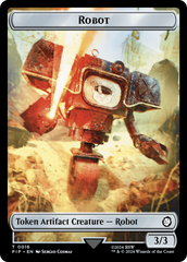 Radiation // Robot Double-Sided Token [Fallout Tokens] | Empire Gaming NC