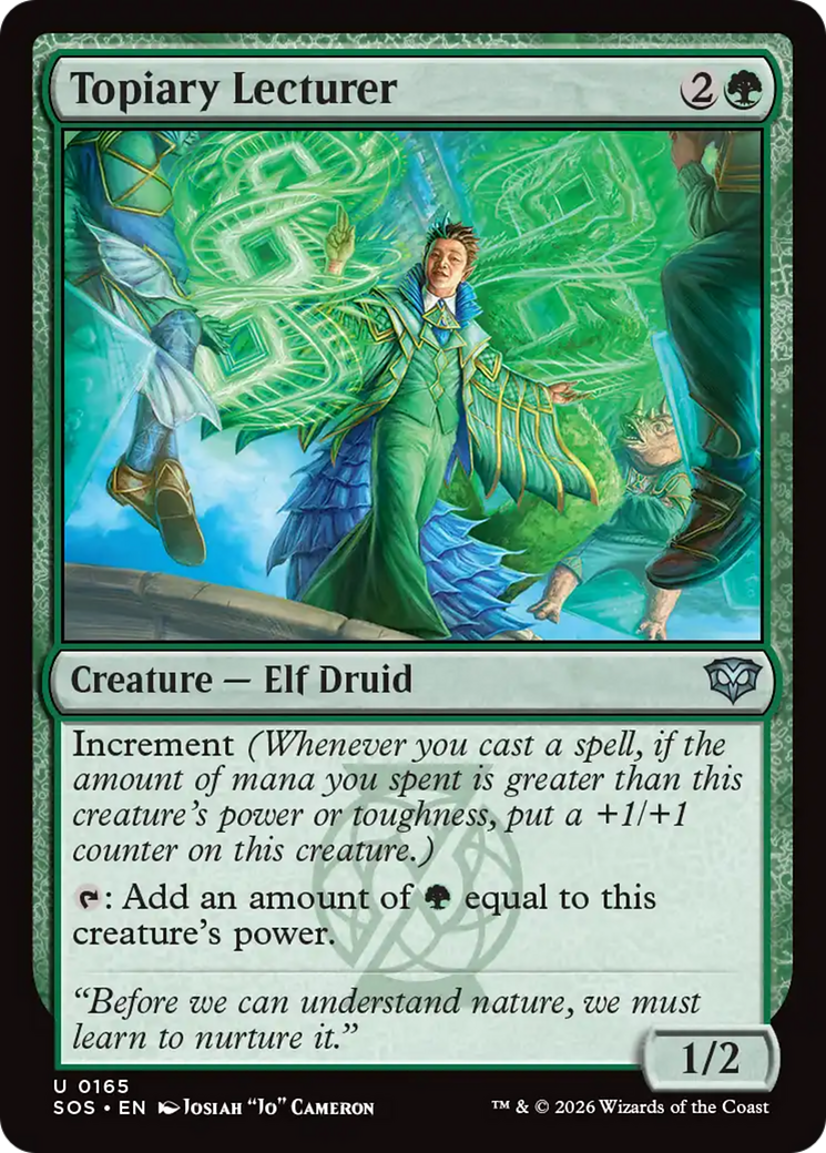 Topiary Lecturer [Secrets of Strixhaven] | Empire Gaming NC