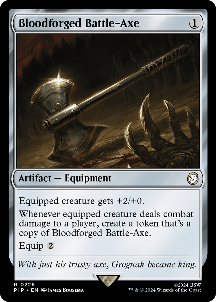 Bloodforged Battle-Axe [Fallout] | Empire Gaming NC