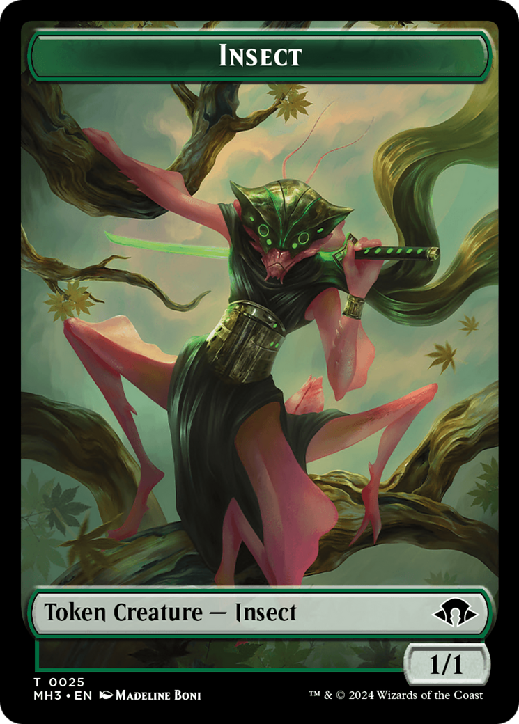 Insect Token (0025) [Modern Horizons 3 Tokens] | Empire Gaming NC