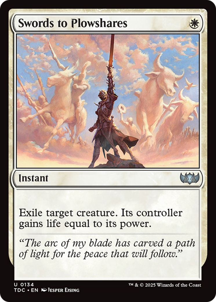 Swords to Plowshares [Tarkir: Dragonstorm Commander] | Empire Gaming NC