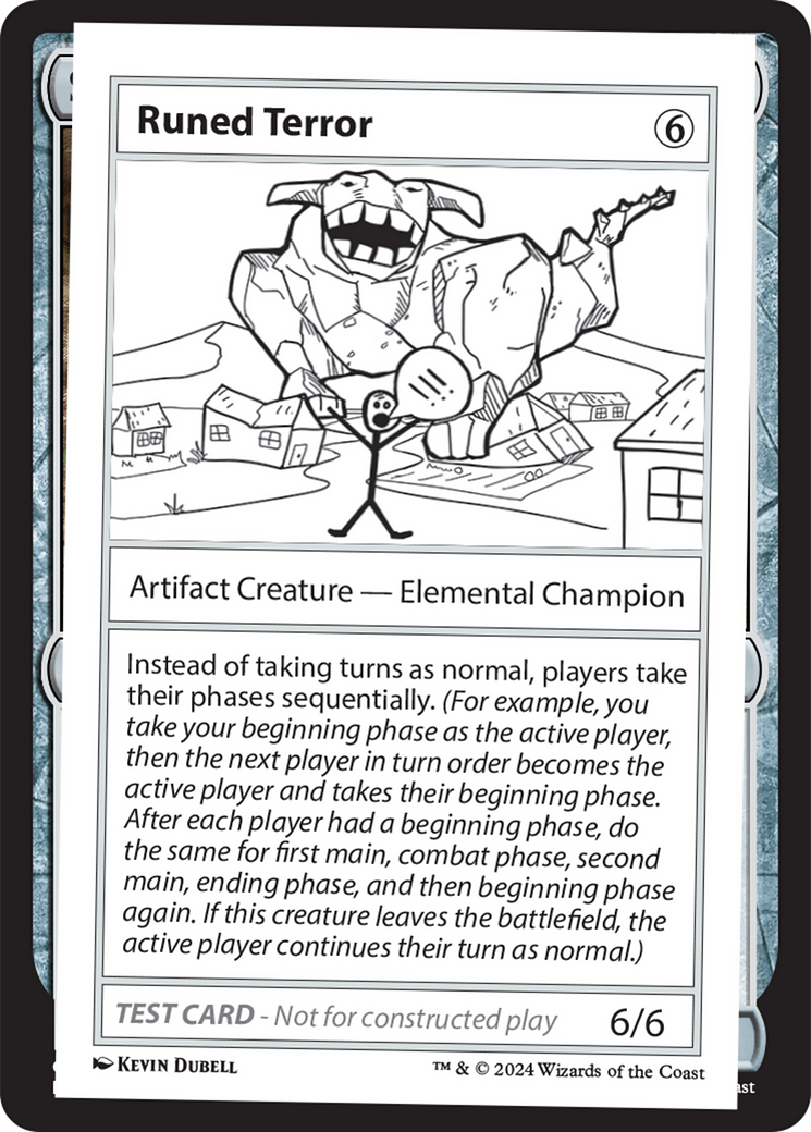 Runed Terror [Mystery Booster 2 Playtest Cards] | Empire Gaming NC
