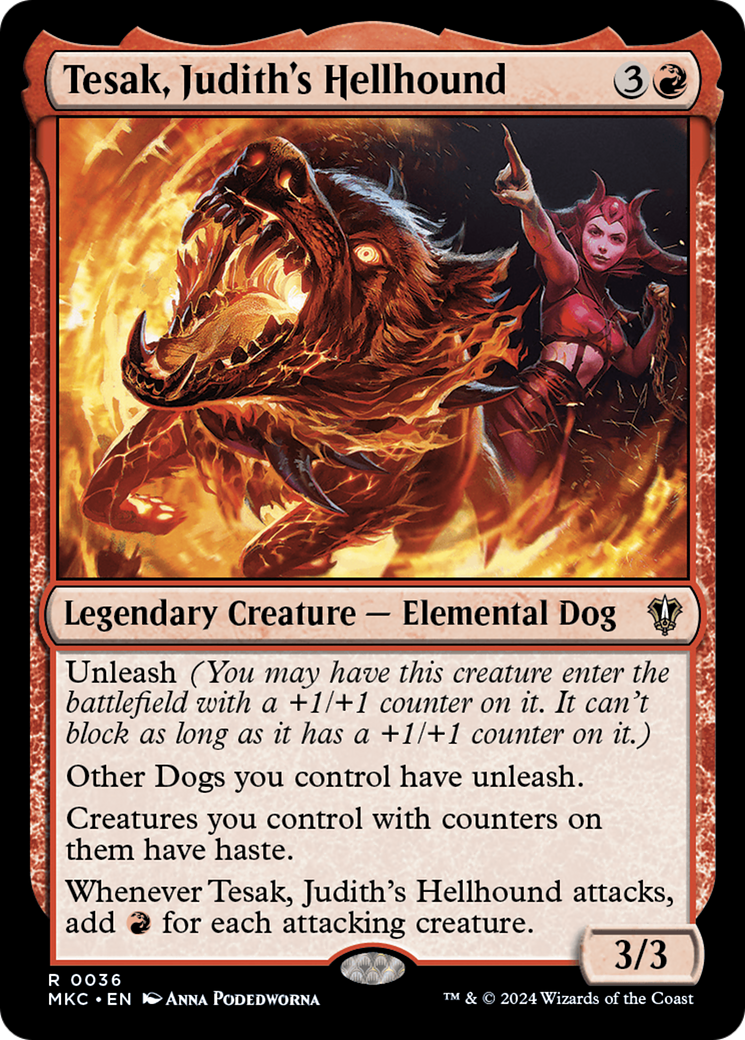 Tesak, Judith's Hellhound [Murders at Karlov Manor Commander] | Empire Gaming NC