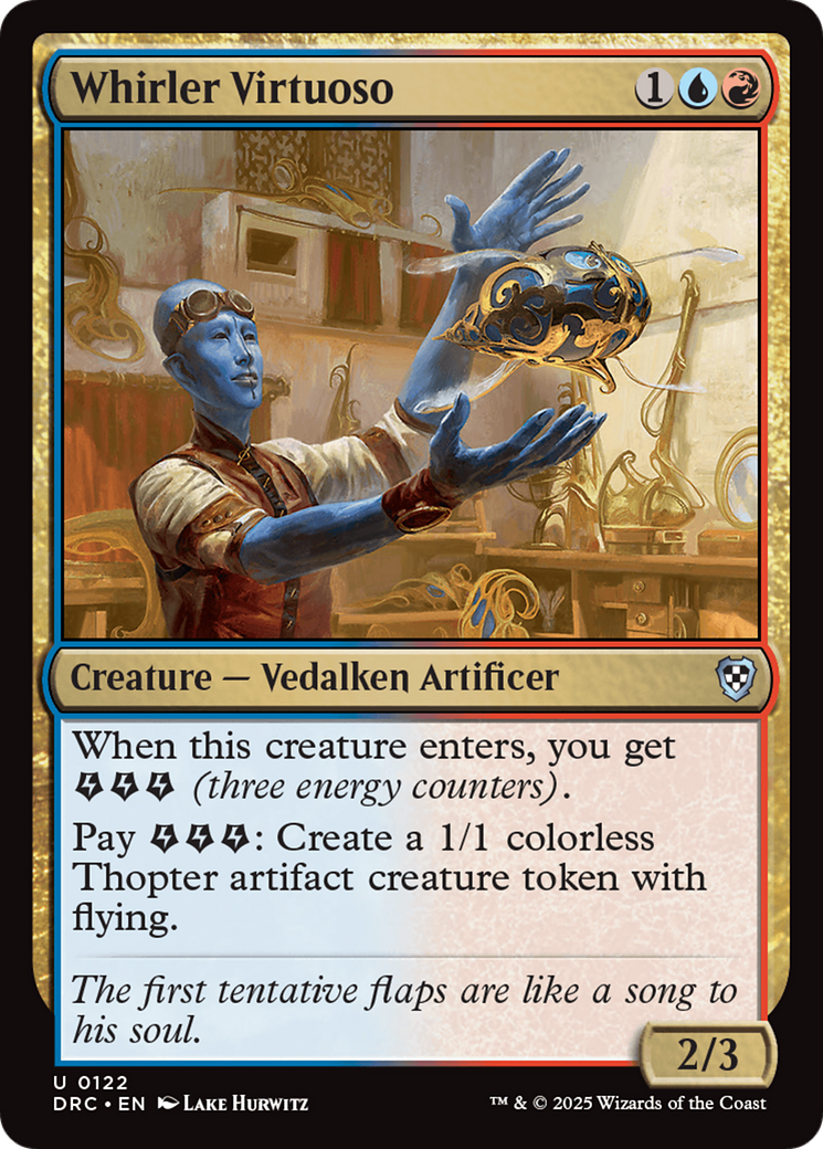 Whirler Virtuoso [Aetherdrift Commander] | Empire Gaming NC