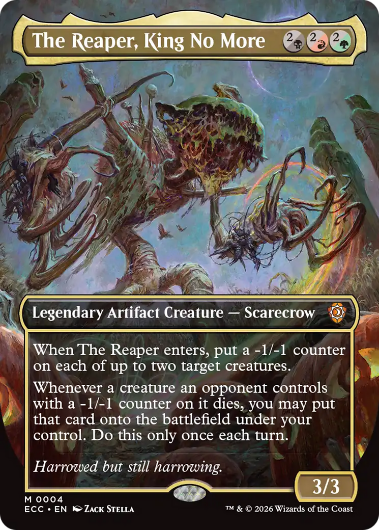 The Reaper, King No More (Borderless) [Lorwyn Eclipsed Commander] | Empire Gaming NC