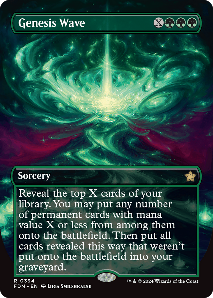 Genesis Wave (Borderless) [Foundations] | Empire Gaming NC