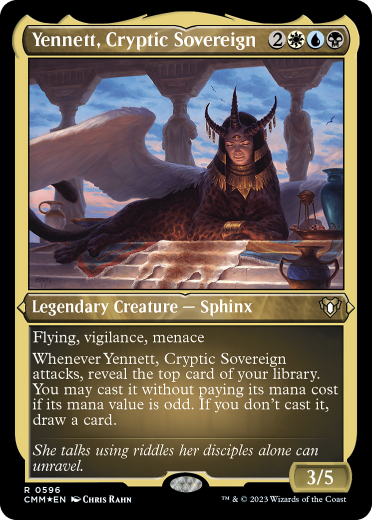 Yennett, Cryptic Sovereign (Foil Etched) [Commander Masters] | Empire Gaming NC