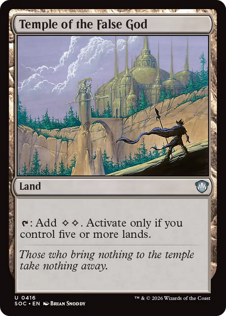 Temple of the False God [Secrets of Strixhaven Commander] | Empire Gaming NC