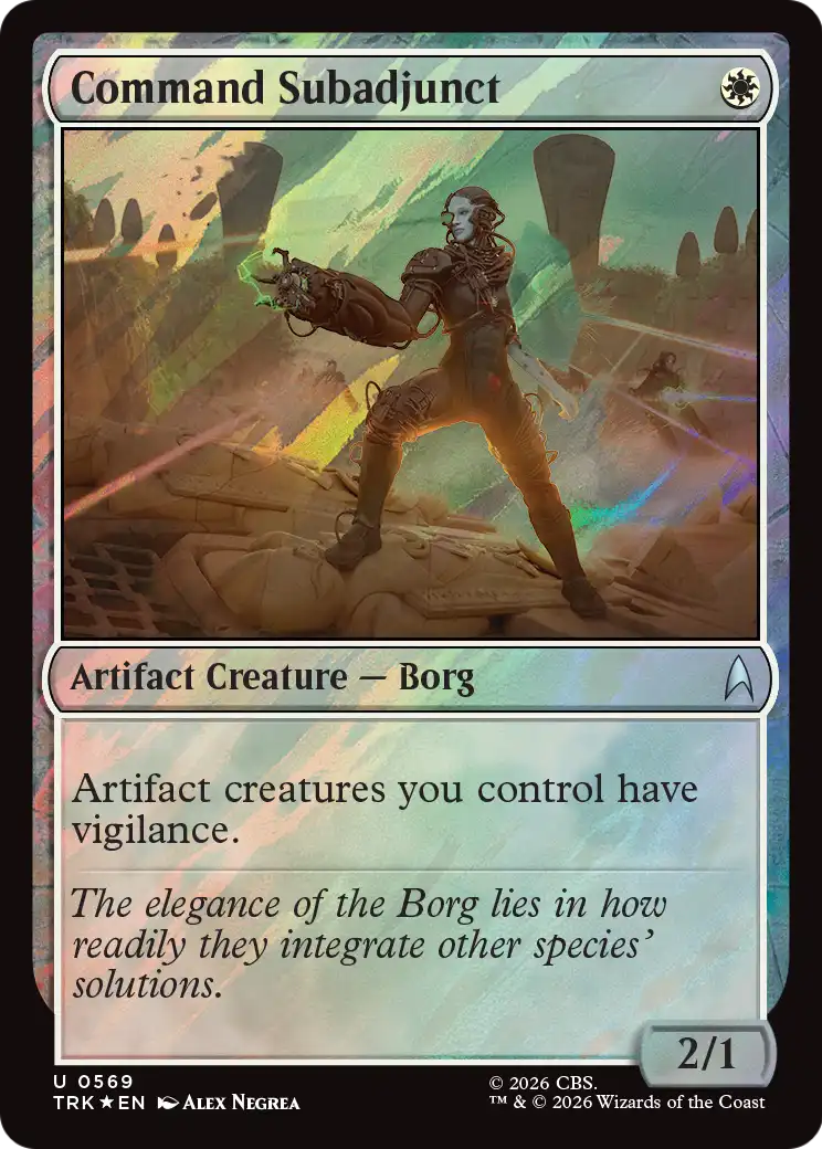 Command Subadjunct (Surge Foil) [Star Trek] | Empire Gaming NC