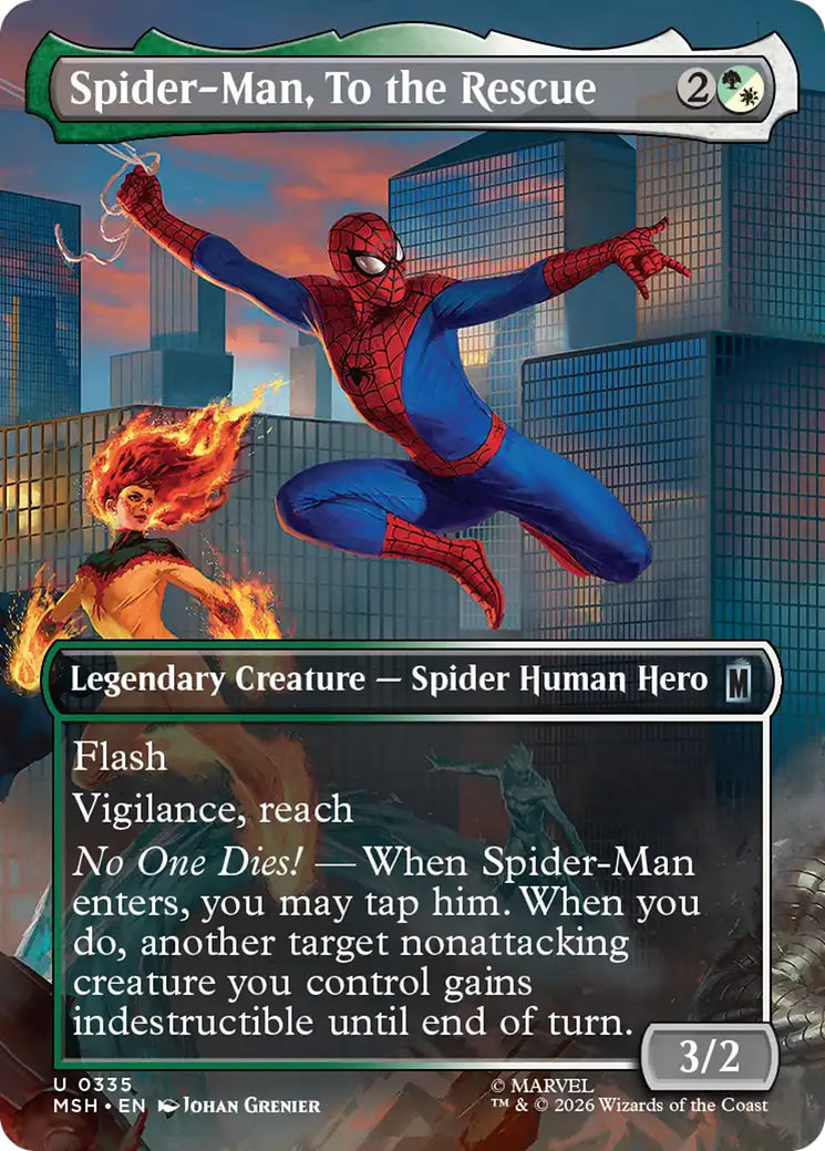Spider-Man, To the Rescue (Borderless) [Marvel Super Heroes] | Empire Gaming NC