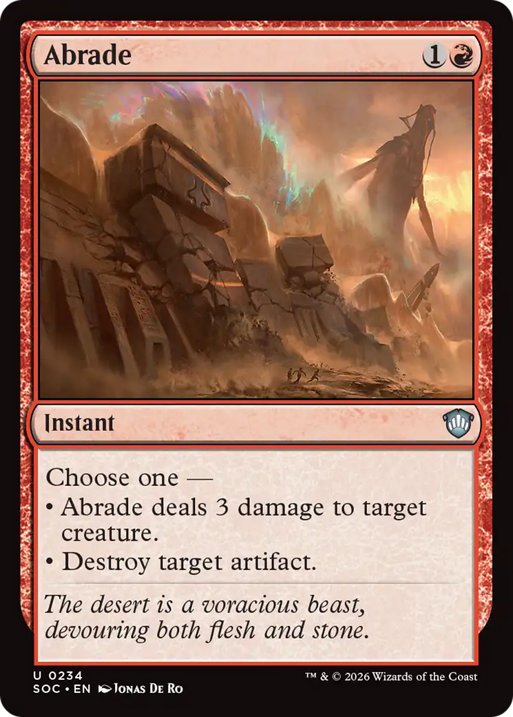 Abrade [Secrets of Strixhaven Commander] | Empire Gaming NC
