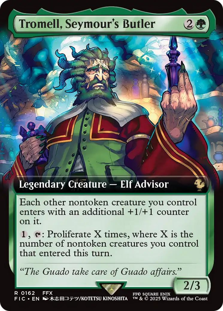 Tromell, Seymour's Butler (Extended Art) [FINAL FANTASY Commander] | Empire Gaming NC