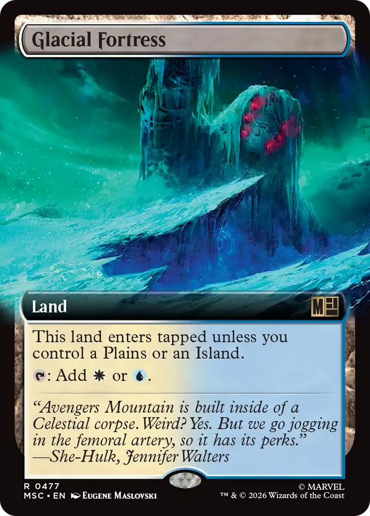 Glacial Fortress (Extended Art) [Marvel Super Heroes Commander] | Empire Gaming NC