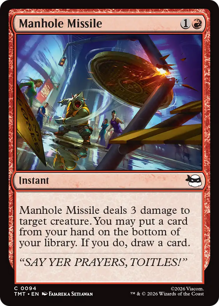 Manhole Missile [Teenage Mutant Ninja Turtles] | Empire Gaming NC