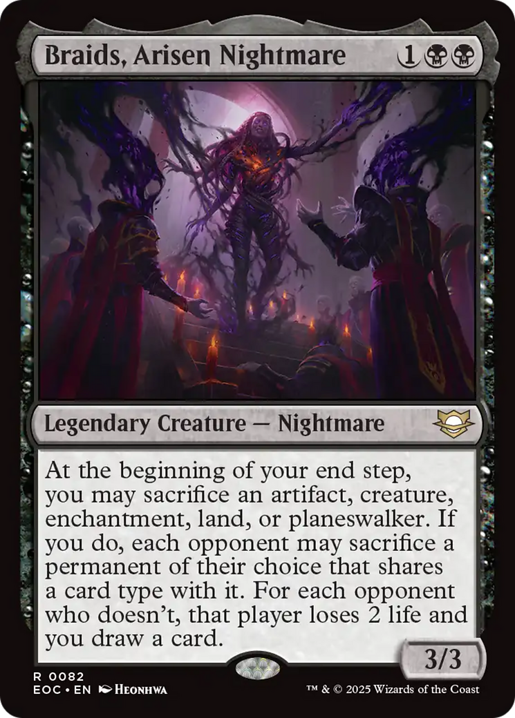 Braids, Arisen Nightmare [Edge of Eternities Commander] | Empire Gaming NC