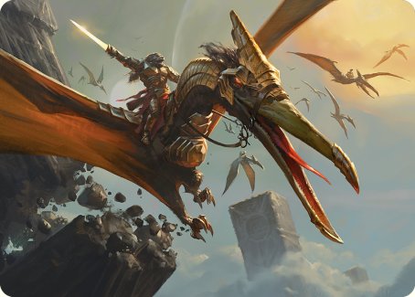 Skyhunter Strike Force Art Card [Phyrexia: All Will Be One Art Series] | Empire Gaming NC