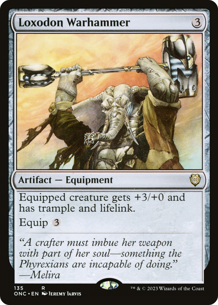 Loxodon Warhammer [Phyrexia: All Will Be One Commander] | Empire Gaming NC