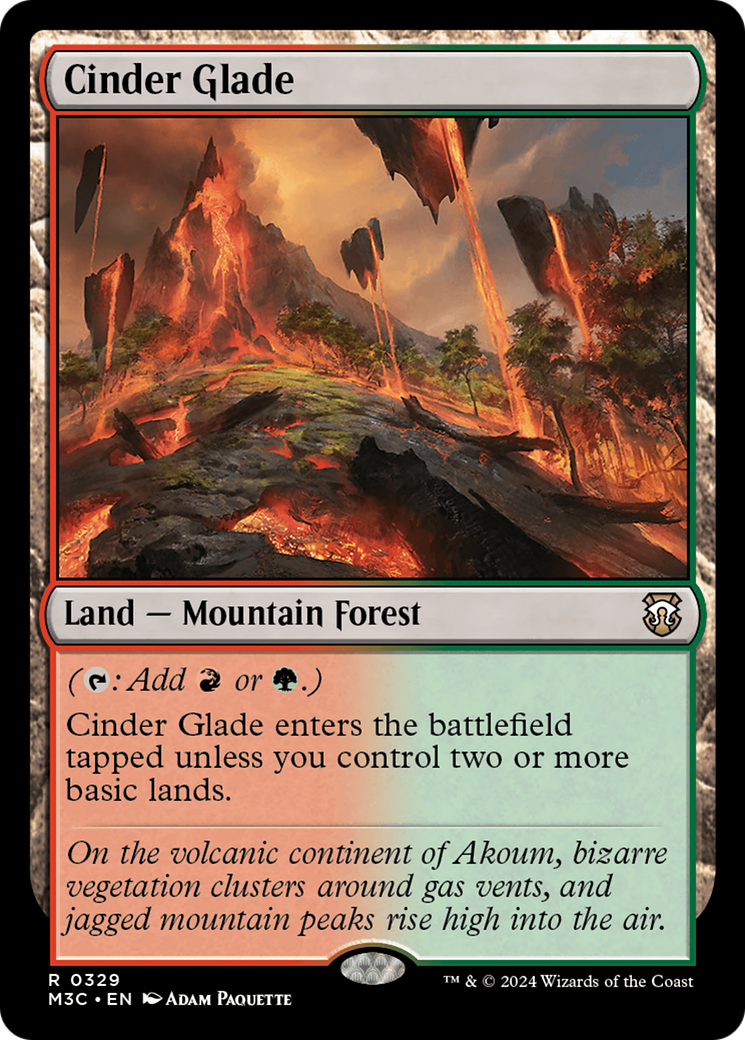 Cinder Glade [Modern Horizons 3 Commander] | Empire Gaming NC