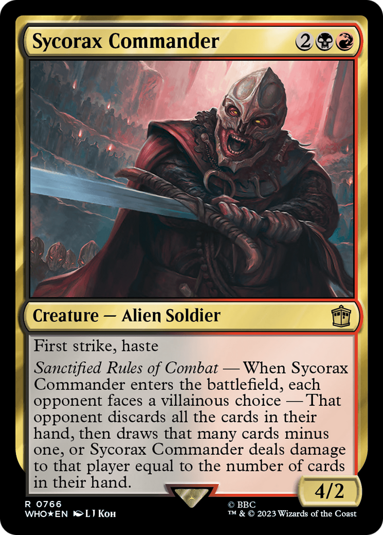 Sycorax Commander (Surge Foil) [Doctor Who] | Empire Gaming NC