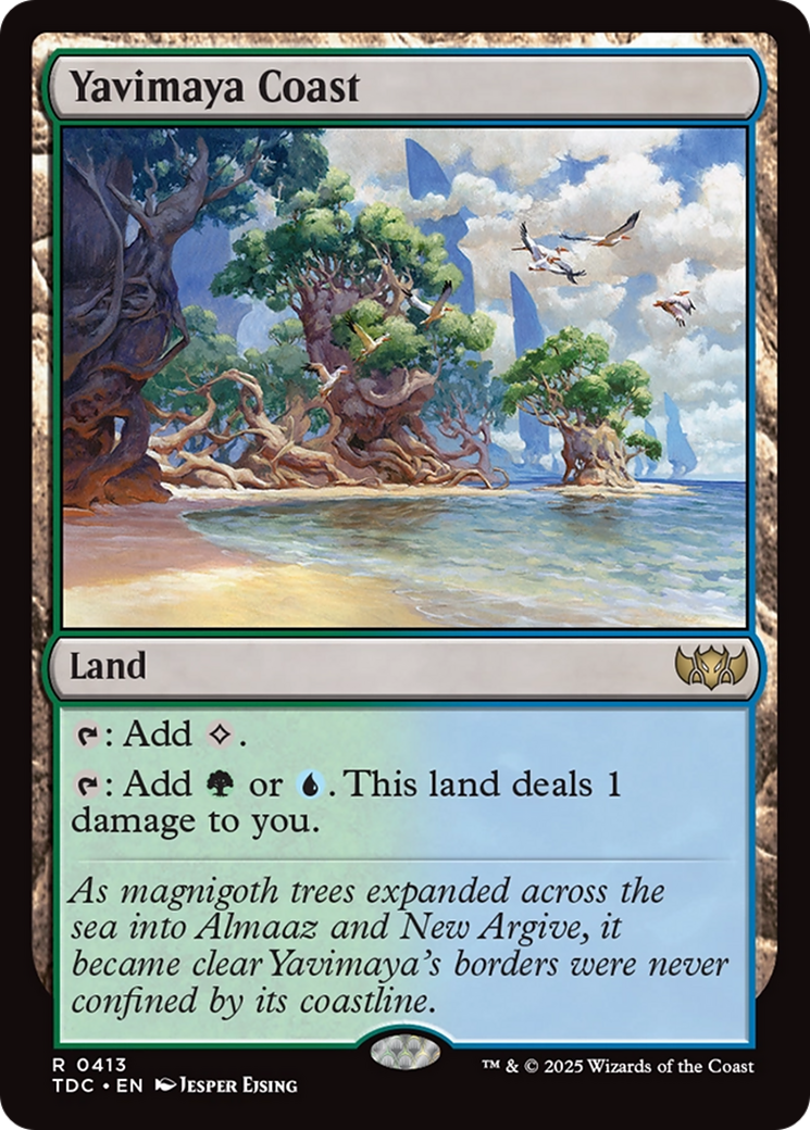 Yavimaya Coast [Tarkir: Dragonstorm Commander] | Empire Gaming NC