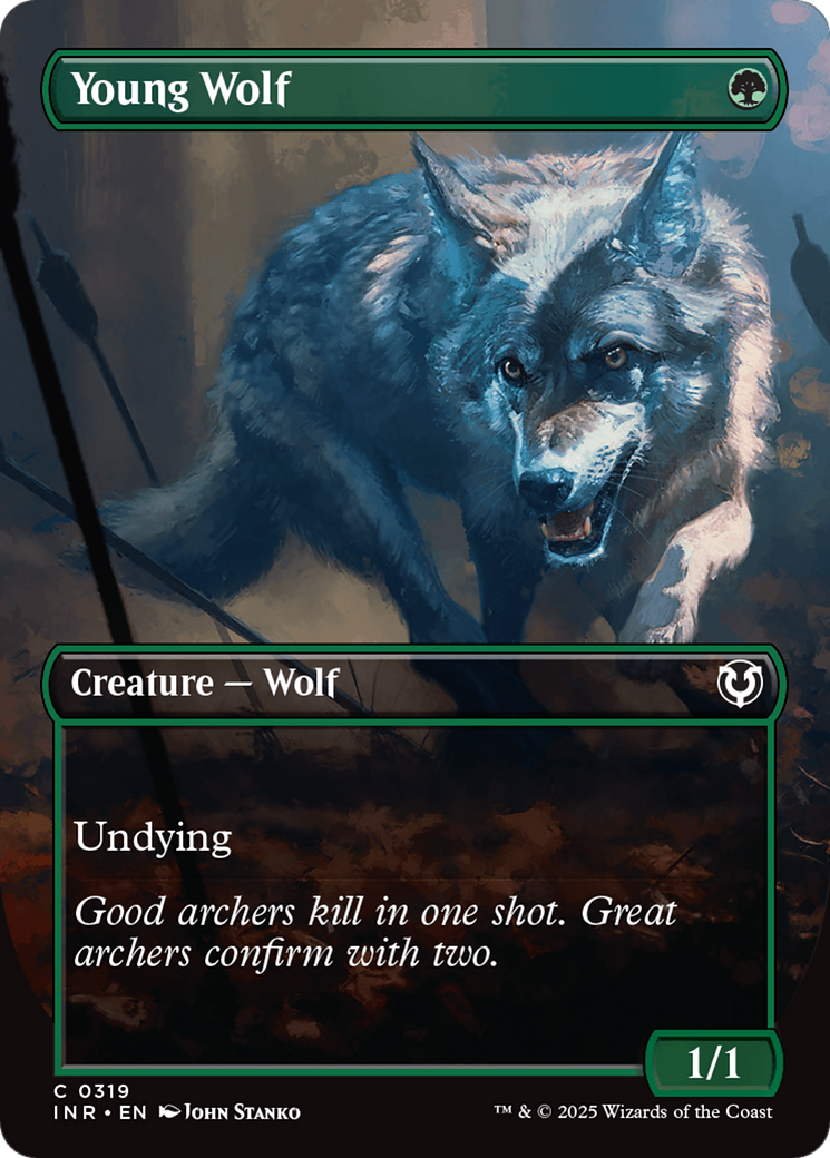 Young Wolf (Borderless) [Innistrad Remastered] | Empire Gaming NC