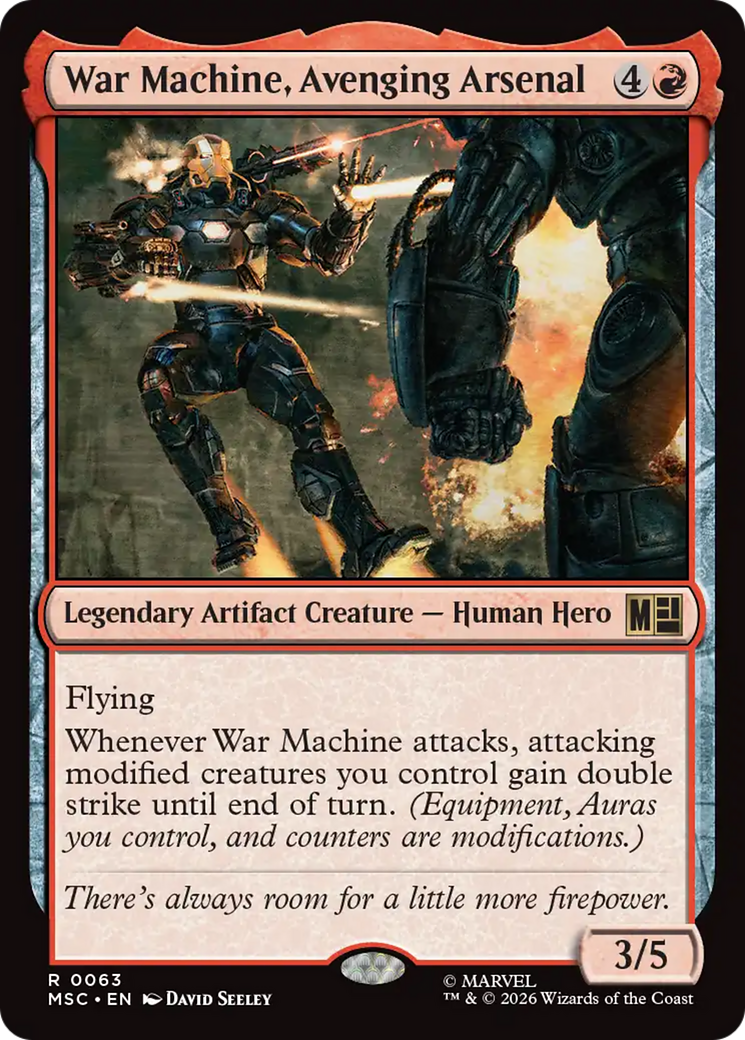 War Machine, Avenging Arsenal [Marvel Super Heroes Commander] | Empire Gaming NC