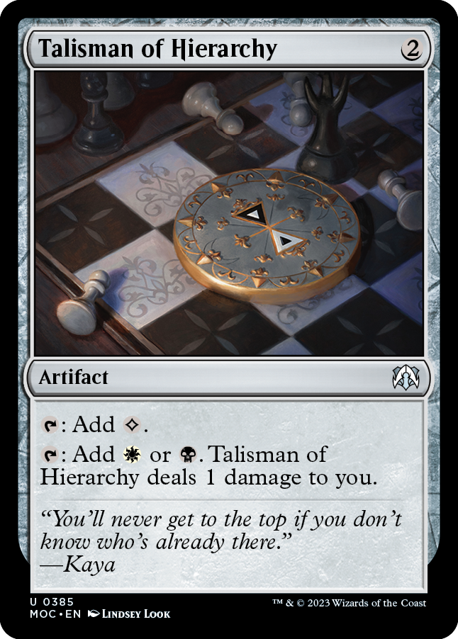 Talisman of Hierarchy [March of the Machine Commander] | Empire Gaming NC