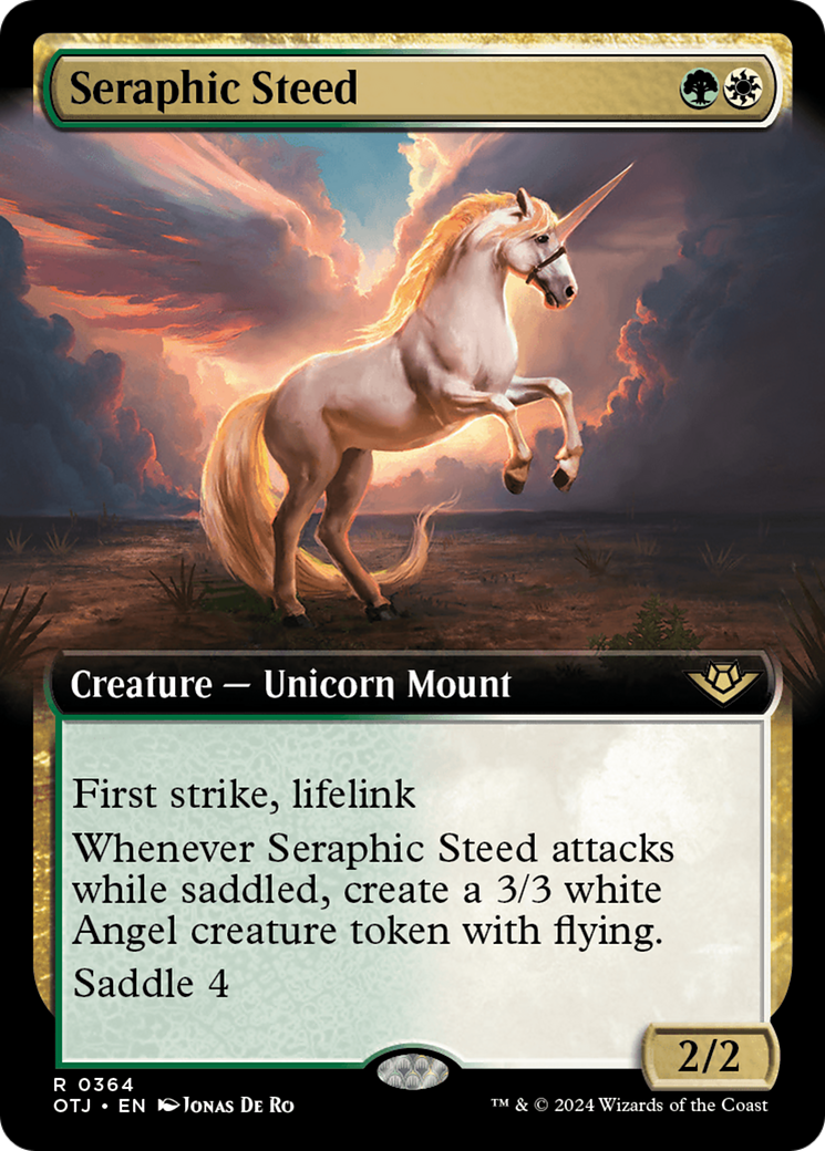 Seraphic Steed (Extended Art) [Outlaws of Thunder Junction] | Empire Gaming NC