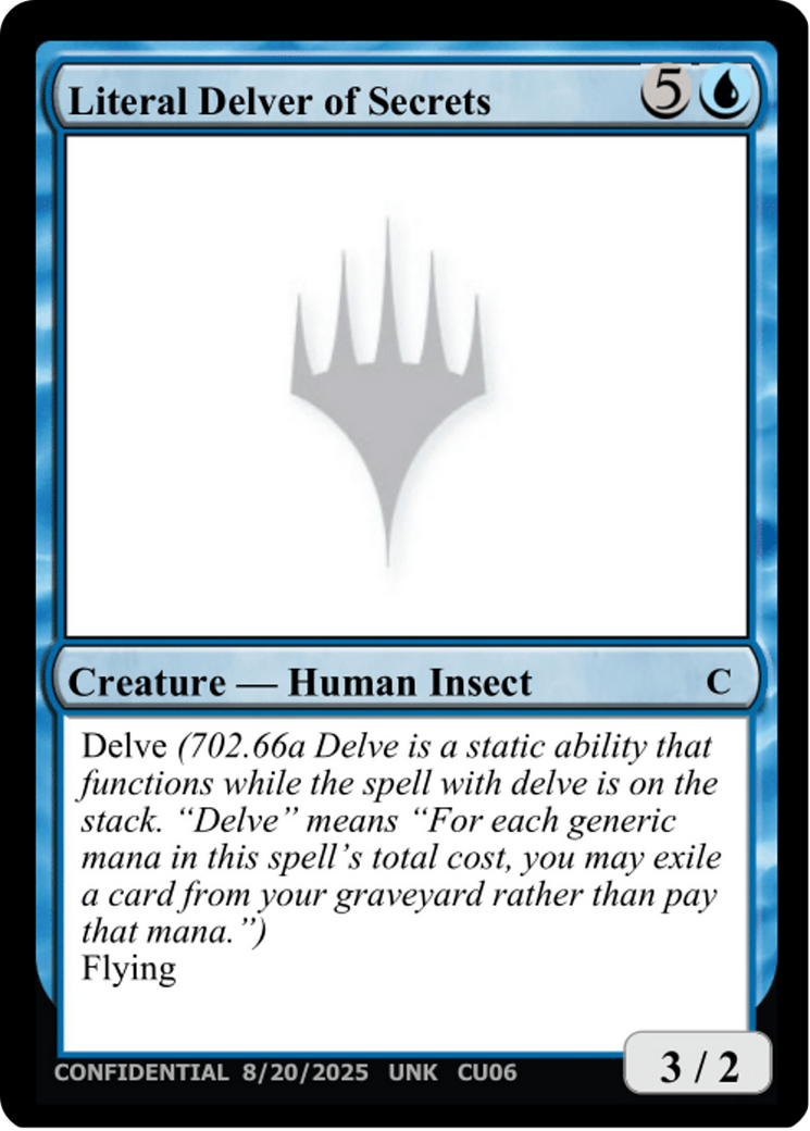 Literal Delver of Secrets [Unknown Event] | Empire Gaming NC
