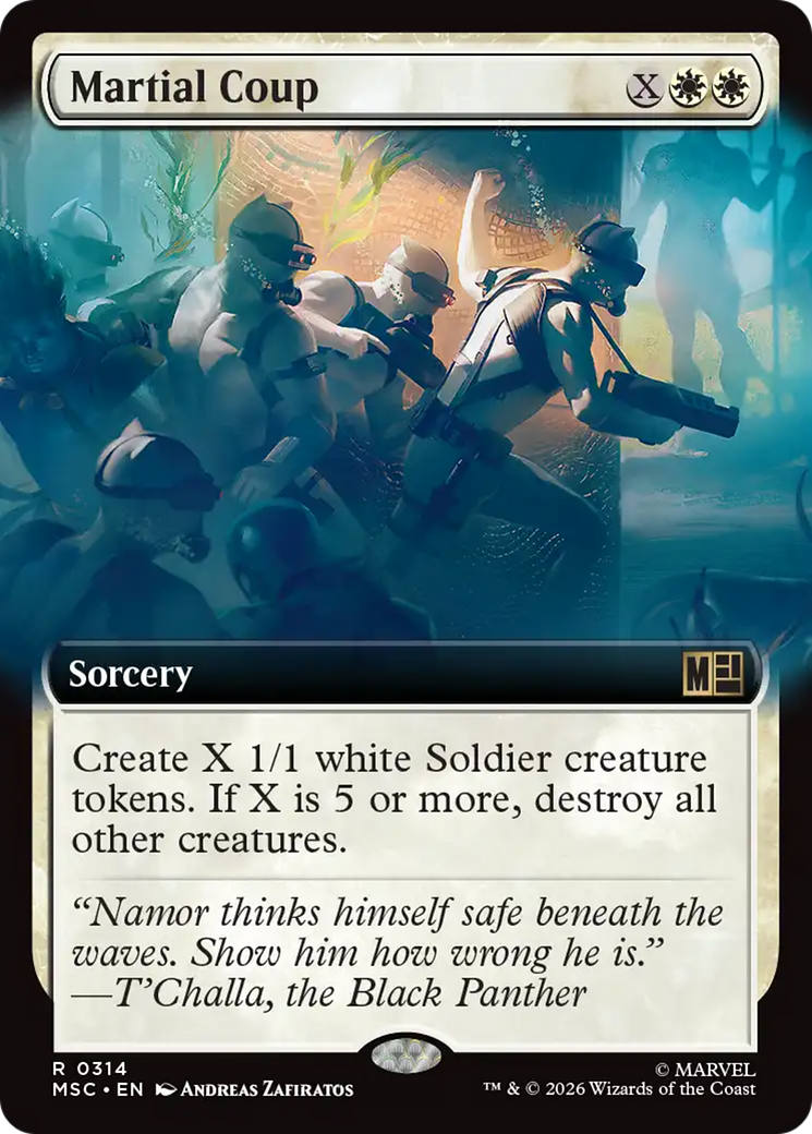 Martial Coup (Extended Art) [Marvel Super Heroes Commander] | Empire Gaming NC