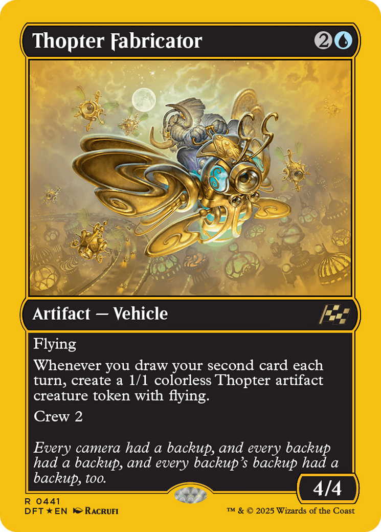 Thopter Fabricator (First-Place Foil) [Aetherdrift] | Empire Gaming NC