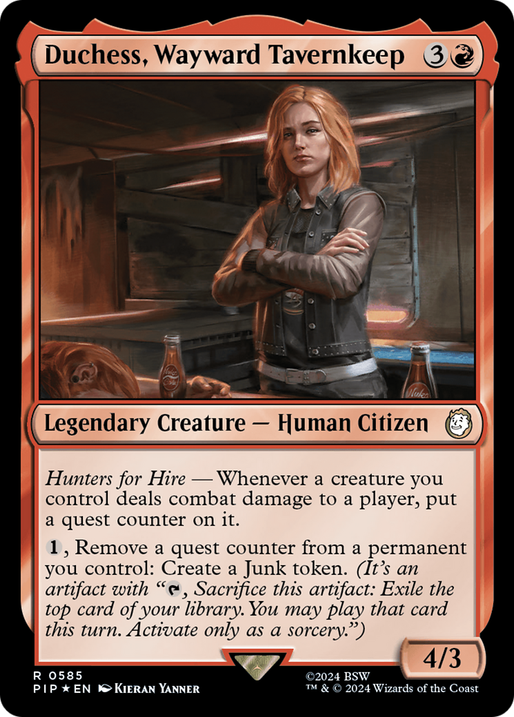 Duchess, Wayward Tavernkeep (Surge Foil) [Fallout] | Empire Gaming NC