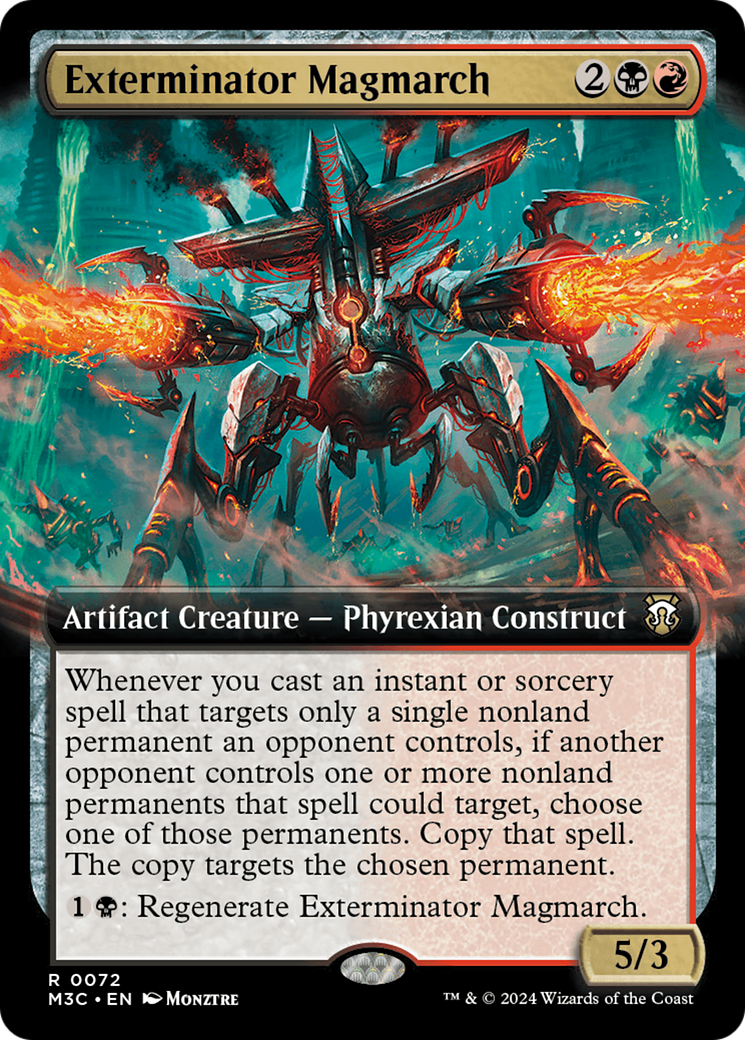 Exterminator Magmarch (Extended Art) [Modern Horizons 3 Commander] | Empire Gaming NC