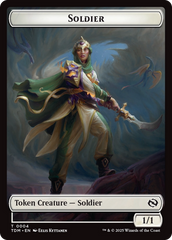 Solider (0004) // Solider (0005) Double-Sided Token [Tarkir: Dragonstorm Tokens] | Empire Gaming NC