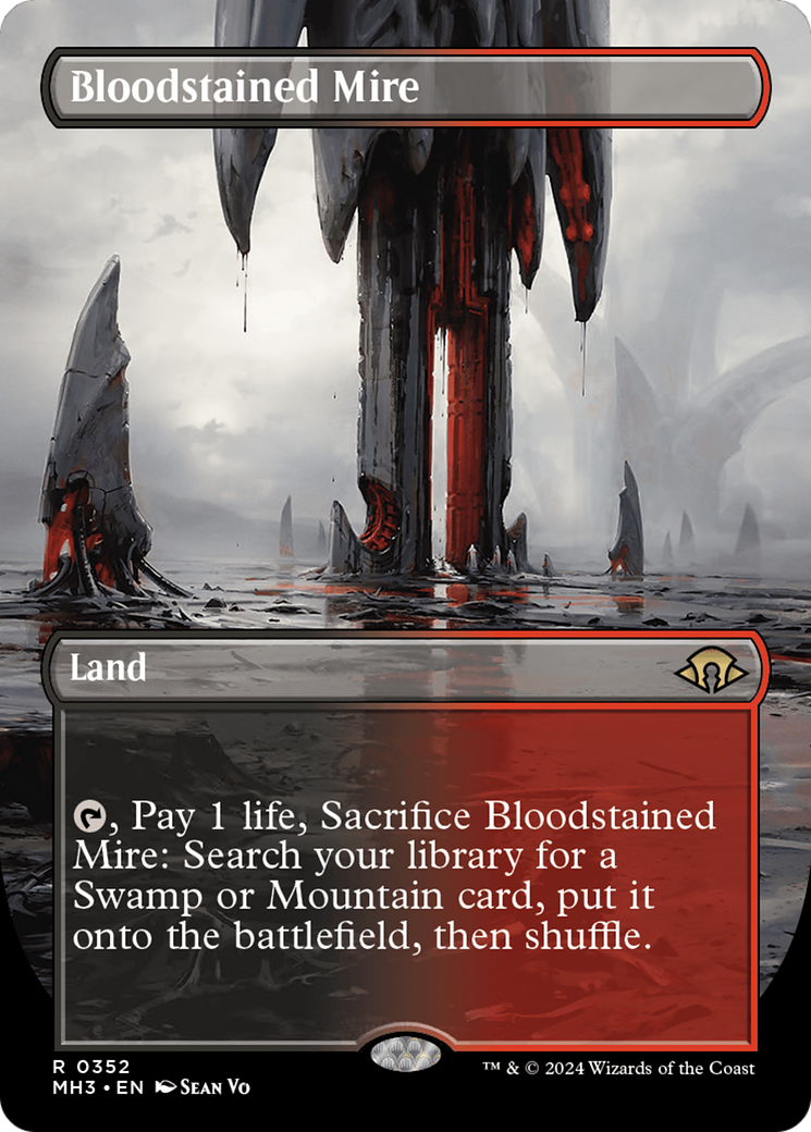 Bloodstained Mire (Borderless) [Modern Horizons 3] | Empire Gaming NC