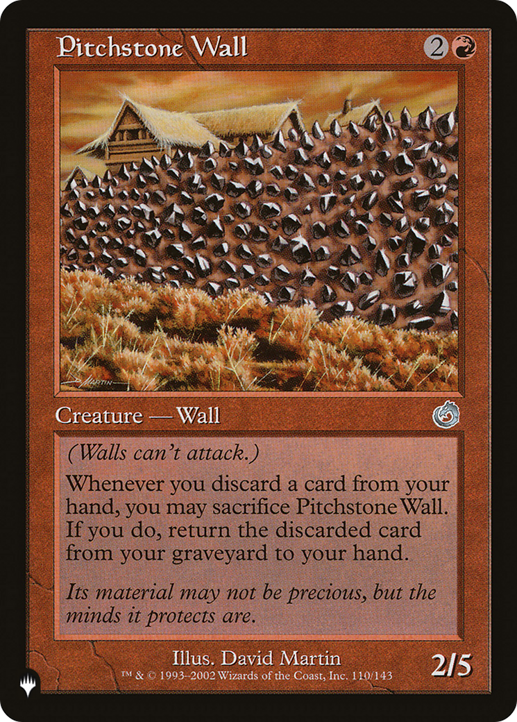 Pitchstone Wall [The List] | Empire Gaming NC