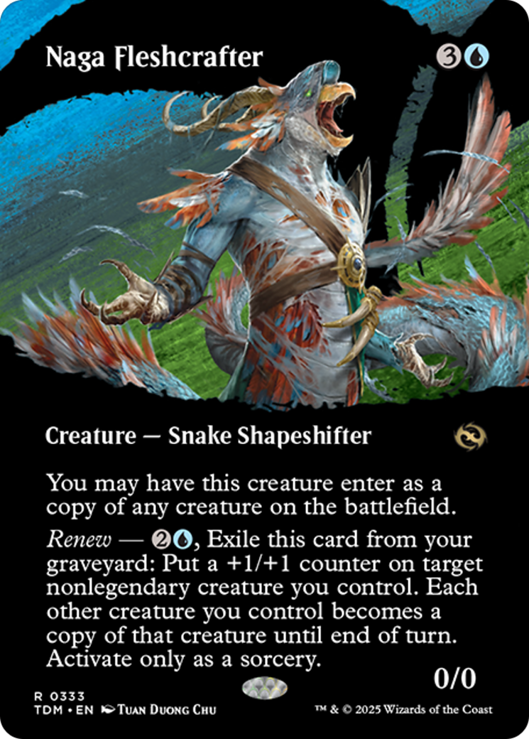 Naga Fleshcrafter (Borderless) [Tarkir: Dragonstorm] | Empire Gaming NC