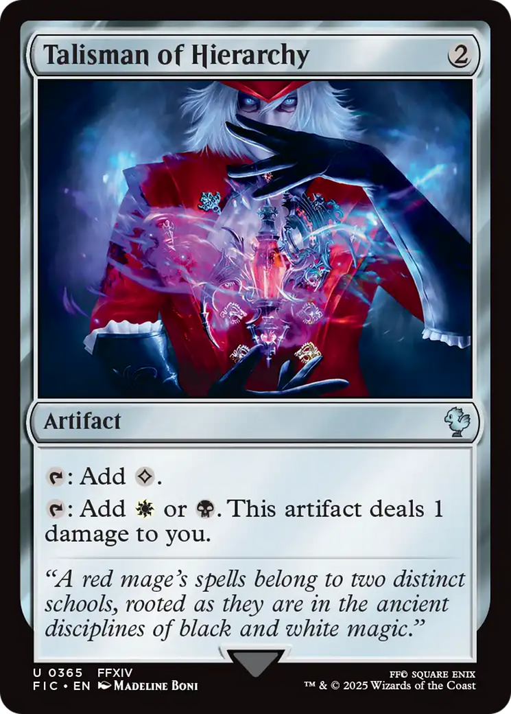 Talisman of Hierarchy [FINAL FANTASY Commander] | Empire Gaming NC