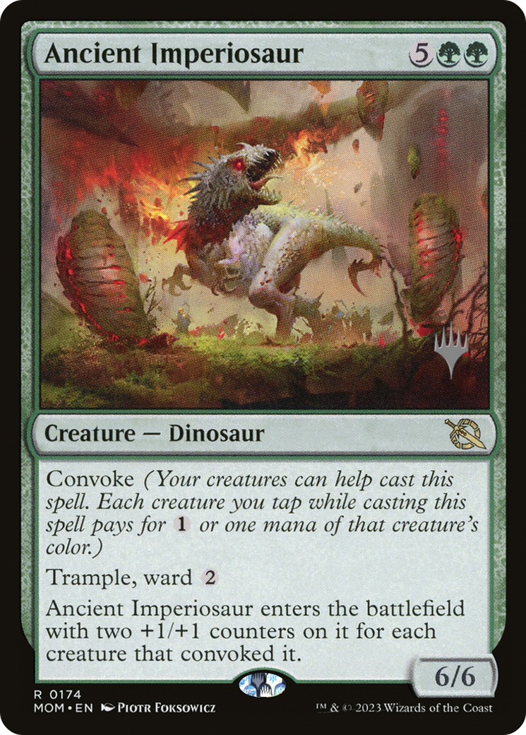 Ancient Imperiosaur (Promo Pack) [March of the Machine Promos] | Empire Gaming NC