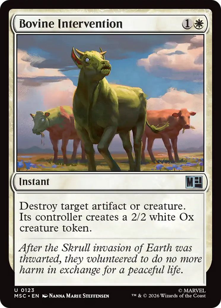 Bovine Intervention (Surge Foil) [Marvel Super Heroes Commander] | Empire Gaming NC