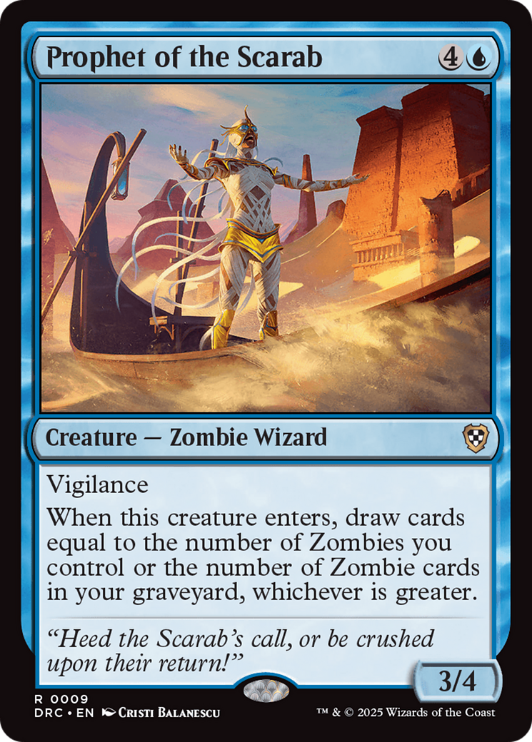 Prophet of the Scarab [Aetherdrift Commander] | Empire Gaming NC